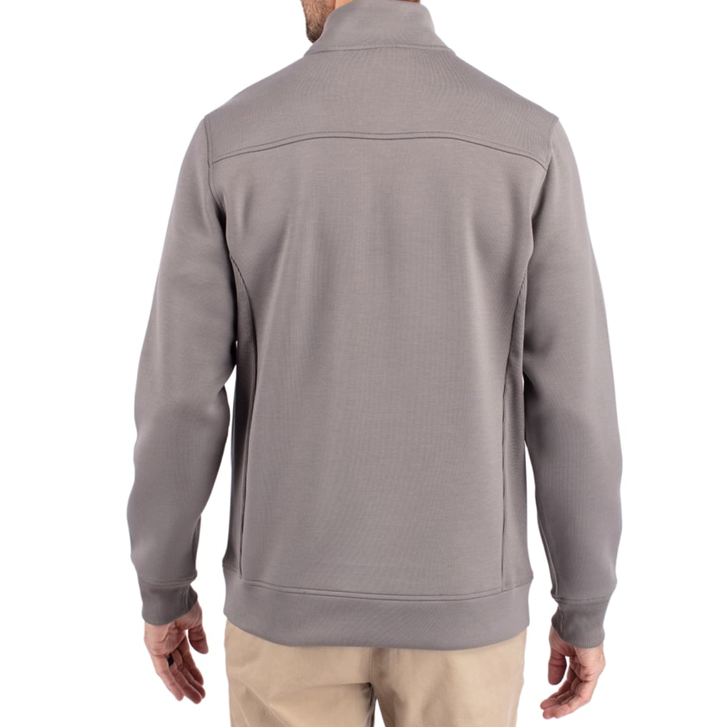  Drexel Dragons Cutter & Buck Roam Eco Recycled Quarter-Zip Pullover - Gray